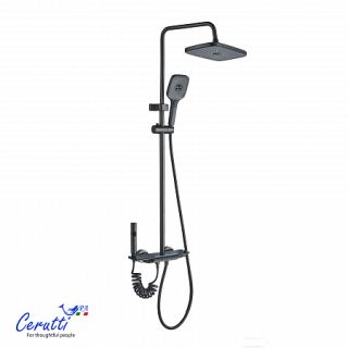 Душевая стойка Ceruttispa FLAVIO графит